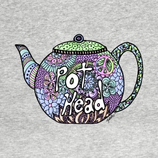 Pot Head Tea Pot T-Shirt